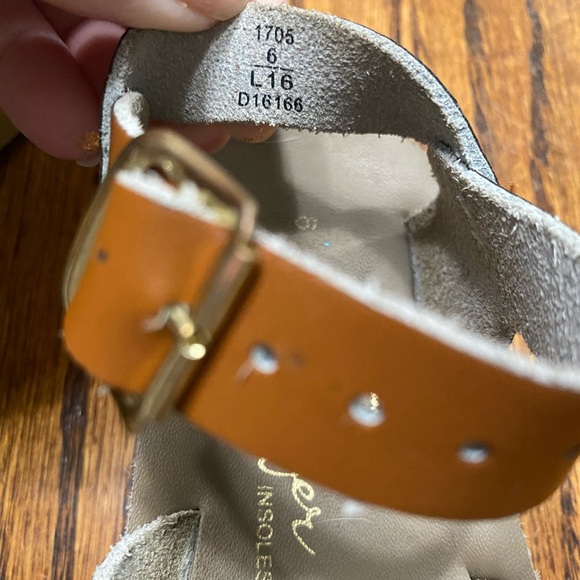 Sun-San Salt Water Sandals, Surfer style, Hook & Loop, Tan, Toddler 6 - Picture 2 of 8